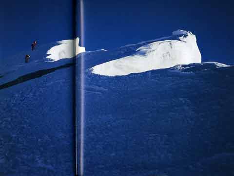 
Three climbers take their last steps to the Everest Summit May 23, 1997 - Himalayan Quest: Ed Viesturs on the 8,000-Meter Giants book
